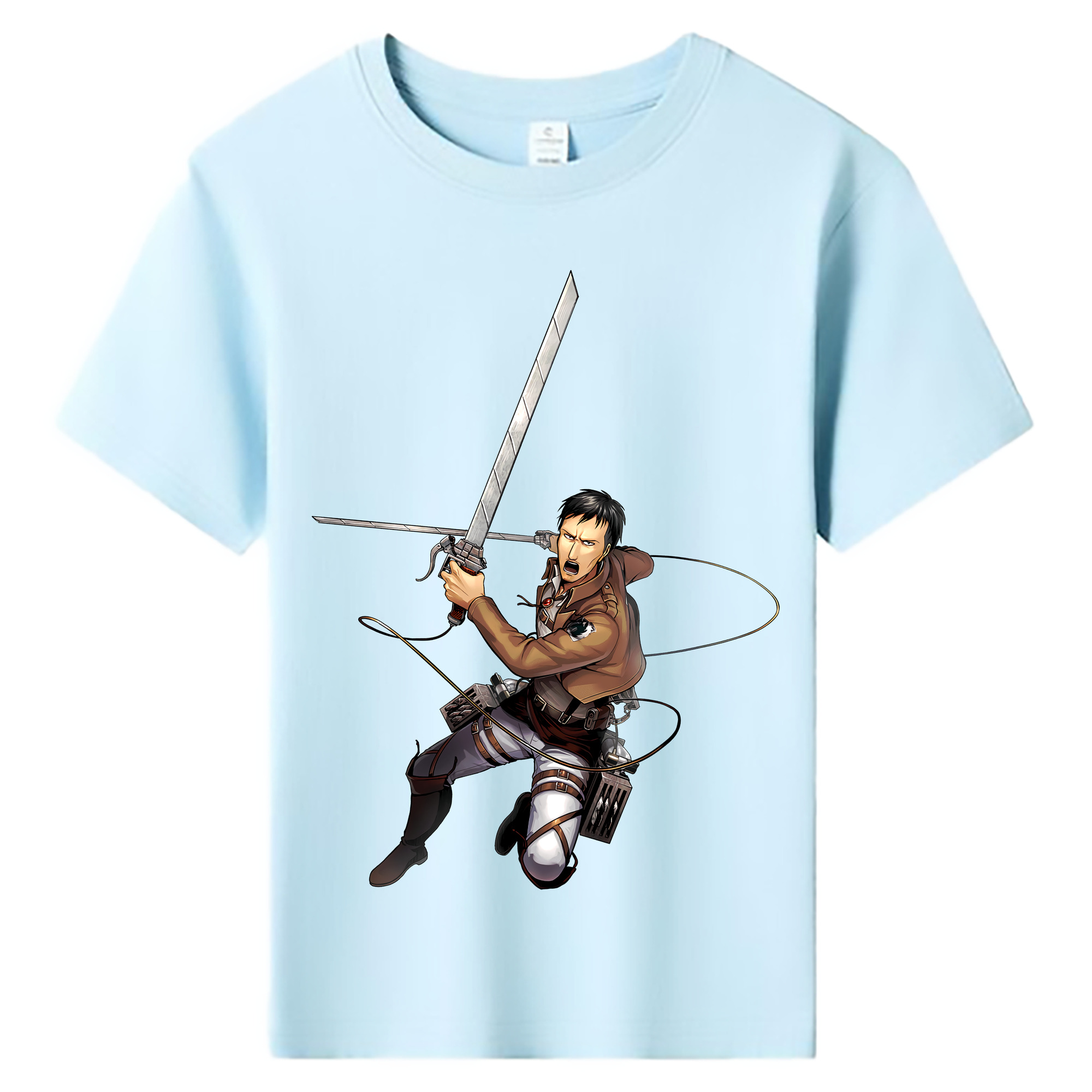 （画像用） 進撃の巨人 Attack on Titan 綿100％キッズTシャツ（フロントプリント）